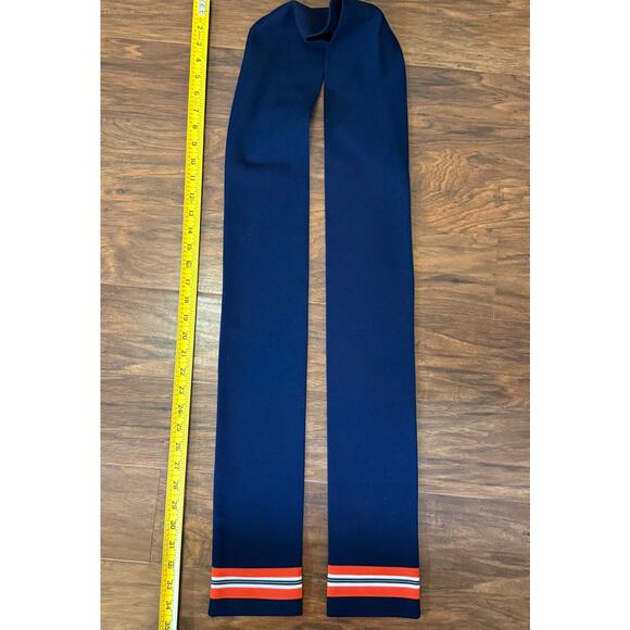 VTG Union Made 60s/70s Butte Knit Long Cardigan Dress & Scarf Auburn Tiger Lrg? - Picture 7 of 12